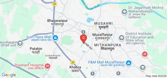 RBBM College, Muzaffarpur Map