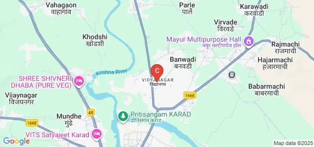 Venutai Chavan College, Karad Map