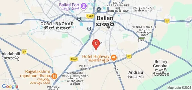 Sonia Gandhi College of Education, Ballari Map
