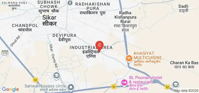 Annpurna Medical Training Nursing Institute, Sikar Map