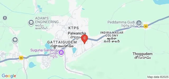 KLR Pharmacy College, Khammam Map
