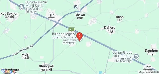 Kular College of Nursing, Khanna Map