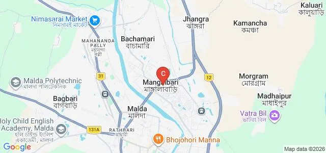 Gour Mahavidyalaya, Malda Map
