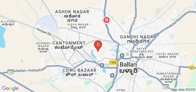 Hanagal Sri Kumareshwara Polytechnic, Bellary Map