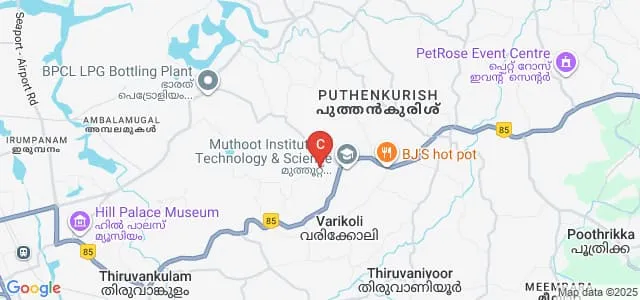 Chemists College of Pharmaceutical Sciences and Research, Ernakulam Map