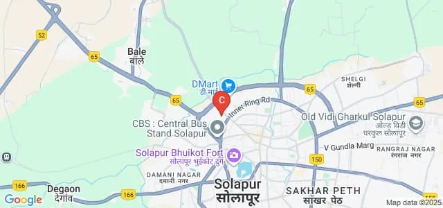Seth Govindji Raoji Ayurved Mahavidyalaya, Solapur Map