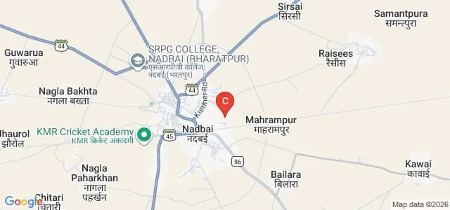 Kala Bharti Kanya PG College, Bharatpur Map