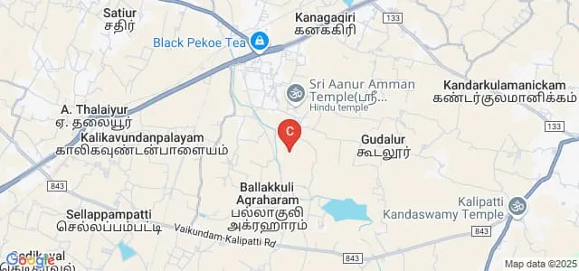 Skandha School of Architecture, Salem Map