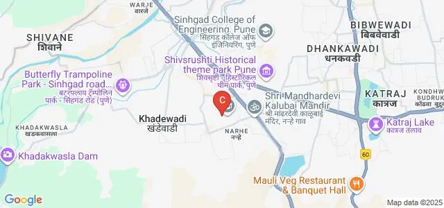Zeal Institute of Business Administration Computer Application and Research, Pune Map