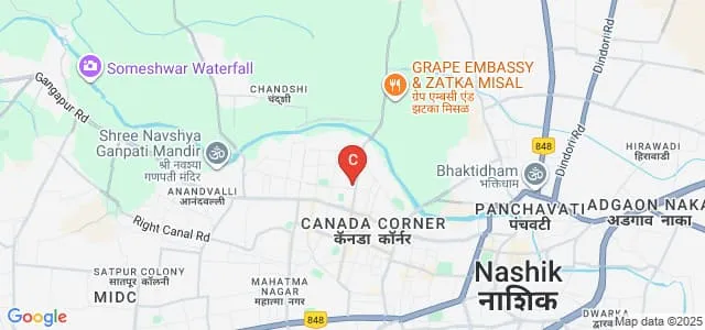 Rajarshi Shahu Maharaj Polytechnic, Nashik Map