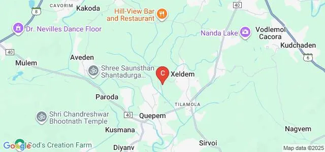 Government College of Arts, Science and Commerce, Quepem Map