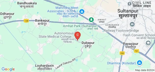 Autonomous State Medical College, Sultanpur Map