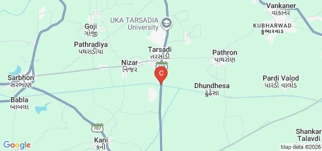 Chhotubhai Gopalbhai Patel Institute of Technology, Bardoli Map