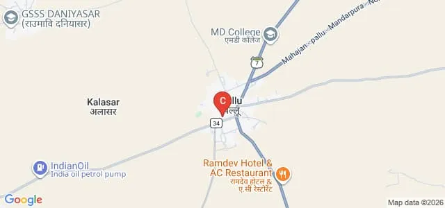 MD B Ed College, Pallu Map