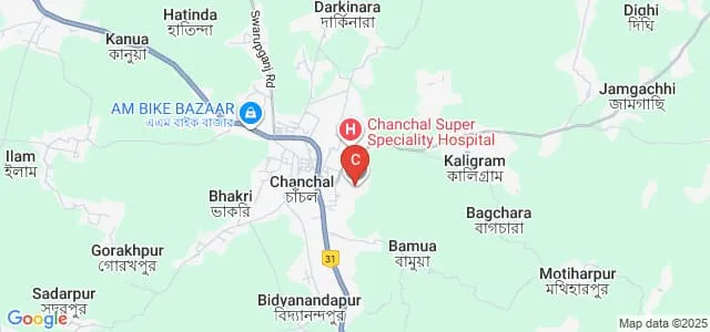 Chanchal College, Malda Map