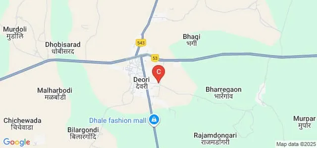 Chhatrapati Shivaji College of Pharmacy, Deori Map