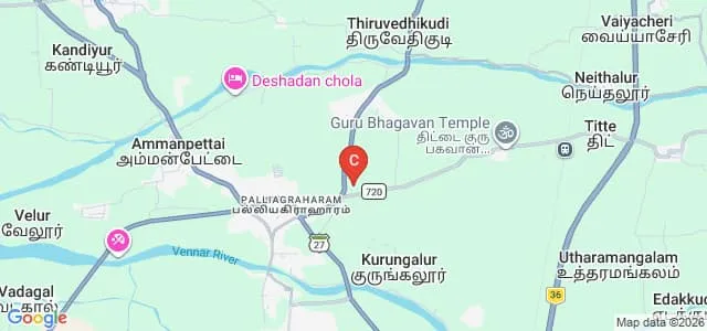 Dr Vellasamy Nadar College of Education, Thanjavur Map