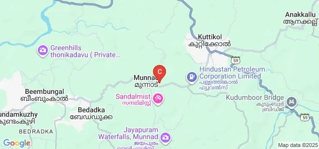 People Institute of Management Studies, Kasaragod Map