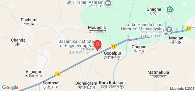 Basantika Institute of Engineering and Technology, Birbhum Map