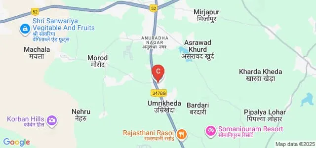 Chameli Devi Group of Institutions, Indore Map
