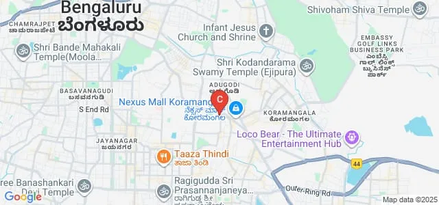 Ghousia Institute of Technology for Women, Bangalore Map