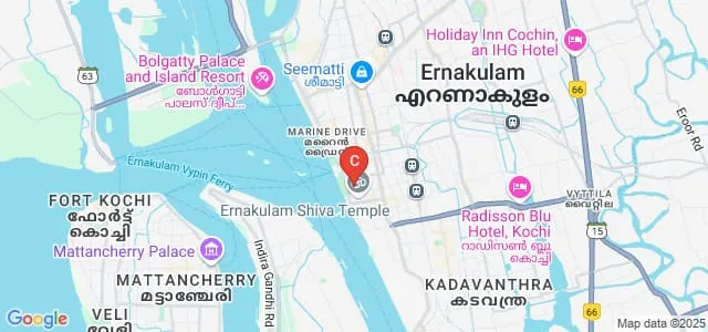 Maharaja's College, Ernakulam Map