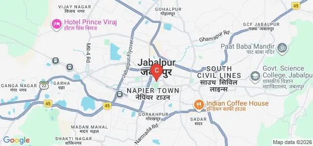 Aakriti Institute of Fine Arts, Jabalpur Map