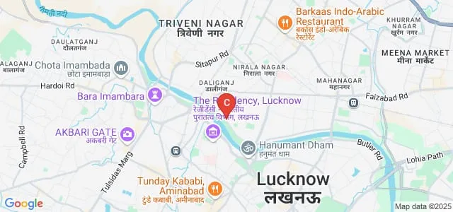 Maulana Azad National Urdu University, Lucknow Campus Map