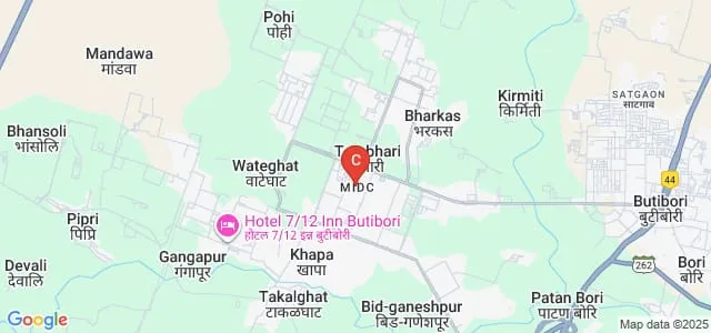 Sharad Chandra Arts and Commerce College, Butibori Map