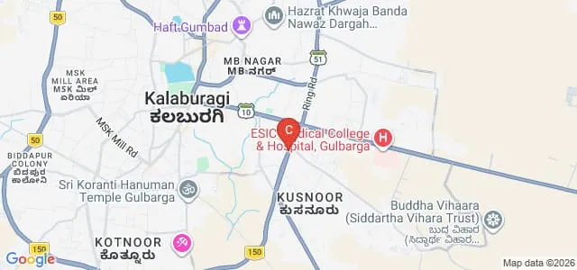 Chand BiBi College of Education for Women, Gulbarga Map