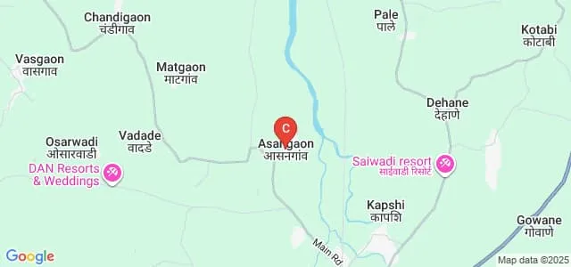 Tatyasaheb Kore Law College, Asangaon Map