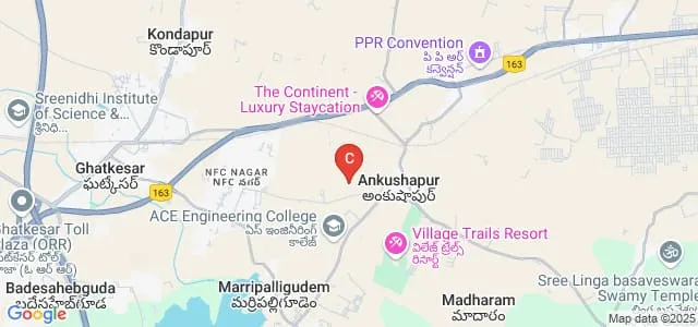 Telangana Social Welfare Residential Degree and PG College For Women, Budvel Map