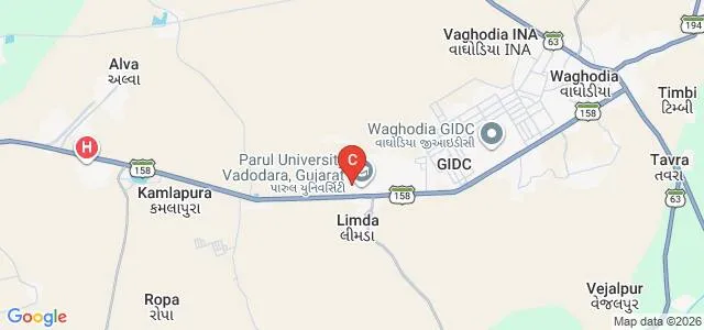 Parul Institute of Management and Research, Vadodara Map