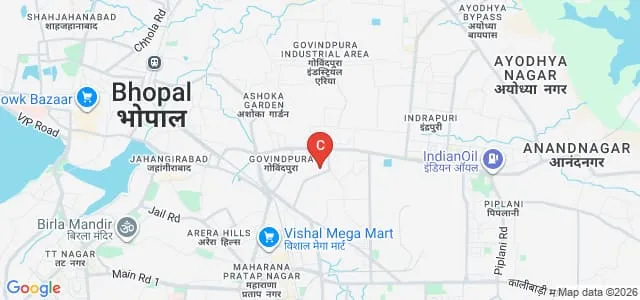 VVM College of Nursing, Bhopal Map
