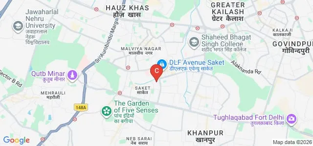 Amity Institute of Education, New Delhi Map