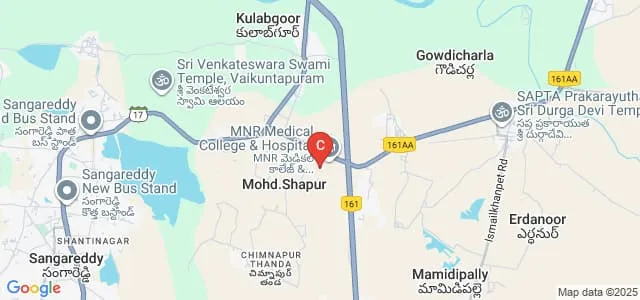 MNR Dental College and Hospital, Sangareddy Map