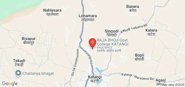Raja Bhoj Government College, Katangi Map