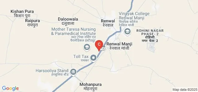 M Wings Girls College, Jaipur Map