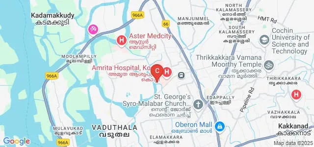 Amrita College of Nursing, Kochi Map