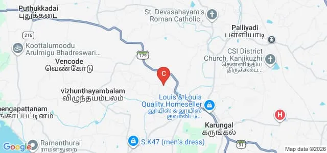 St Joseph College of Education, Kanyakumari Map