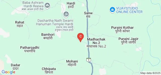 Pentium Point College of Management, Rewa Map