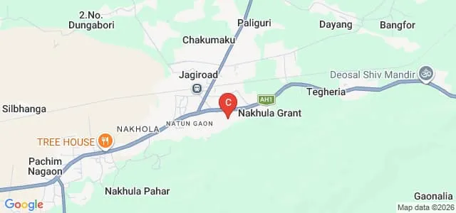 Jagiroad College, Morigaon Map