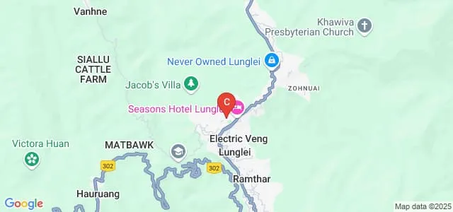 Lunglei Government College, Lunglei Map