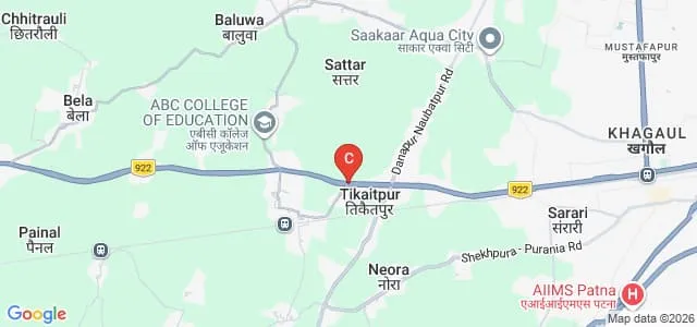 Surendra B Ed Teachers Training College, Patna Map
