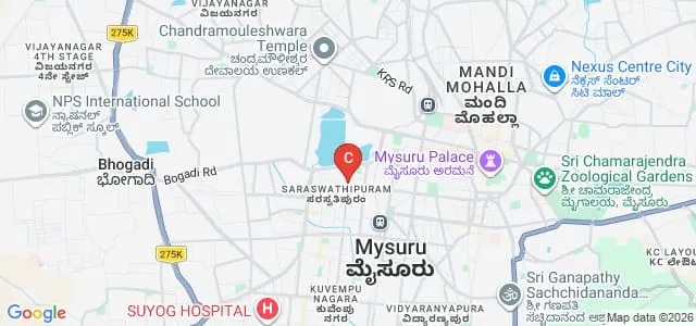 JSS College for Women, Saraswathipuram Map