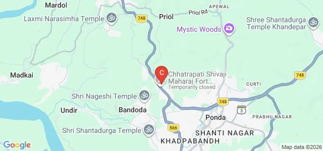 Ponda Education Society's Shri Ravi S Naik College of Arts and Science, Farmagudi Map