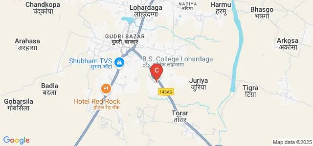 Baldev Sahu College, Lohardaga Map