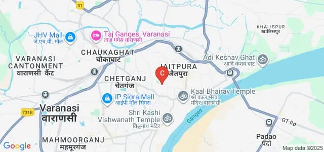 DAV Post Graduate College, Varanasi Map