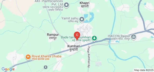 Mother Teresa College of Nursing, Kumhari Map