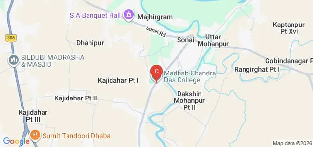 M C Das College, Sonai Map